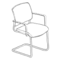 Krzesło dostawne  GYC1 Mito