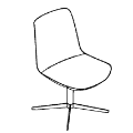 Visitor chair Lumi LM 4V1 Lumi