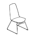 Visitor chair  LM 272 Lumi