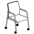 Visitor chair AcosPro AcosPro 30HC AcosPro