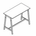 Desk Wysoki PSD74 OGI W