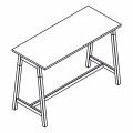 Desk Wysoki PSD76 OGI W