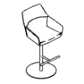 Bar stool  Chic 20CR Chic