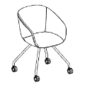 Revolving chair  OX 260 OX CO