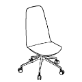 Revolving chair Lumi LM 5R2 Lumi