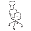 Visitor chair New school N2N03K OGI W