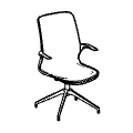 Revolving chair Ovidio OV 4R black Ovidio