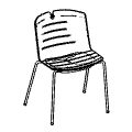 Krzesło dostawne Mork MK 215 1N Stoliki TB