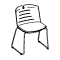 Visitor chair Mork MK 271 2N Mork