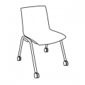 Visitor chair Shila SHS01K Shila