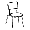 Krzesło dostawne  EP 215 Epocc