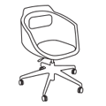 Revolving chair  UFP11K Ultra
