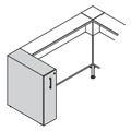 Pedestal Kontener Cargo, lewy LAC10L Valde