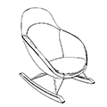 Revolving chair  VE W 793 Vieni