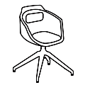 Visitor chair Ultra UFP4 Stilt