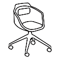 Krzesło obrotowe  UFP4K Tack