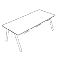 Conference table  OT CM 20 Orte