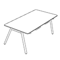 Conference table Orte Canteen Table OT CD 20 Orte