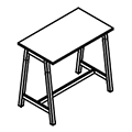 High table Stół wysoki PSD84 OGI W