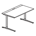 Schreibtisch  LDS P01BT Duo-L