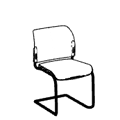 Visitor chair Bit 580V Bit 580V Bit