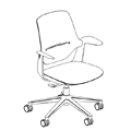 Revolving chair Trillo 20ST Trillo 20ST Trillo Pro