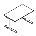 Desk with electrical height adjustment  CDR60 Compact drive