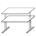 Desk with electrical height adjustment  SKY-4P Sky Premium