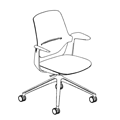 Revolving chair Trillo 20HST Trillo 20HST Trillo Pro