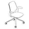 Revolving chair Trillo 21HST Trillo 21HST Trillo Pro