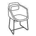Krzesło dostawne  UFP5 Ultra