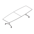 Conference table  PXB09 Plex