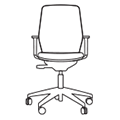 Krzesło obrotowe  EV02 EVO