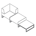 Sofa biurowa  PL 30 CPT Plint