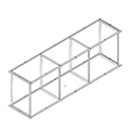 Schliessfachsranke  SM HS 3X1 Saar