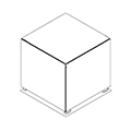 Poufs  CUB R 425 Cube