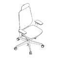 Revolving chair  AccisPro 151SFL AccisPro