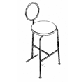 Bar stool  Hoker FOBOS 3 Fobos interior