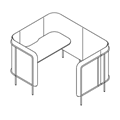 Desk  LPS F XL H1 Workplace furniture
