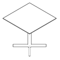 Element zestawu  TB CS 80 Tables cross