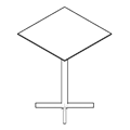 Conference table  TB CS 80H Tables cross