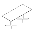 Conference table  TB CR 180 Tables cross