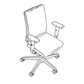 Revolving chair  NAVIGO BL SFB1 Navigo