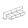 Office-Sofa  RL11 Roll