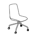 Visitor chair  UKP18K Ulti