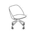 Krzesło dostawne  PR1P19K Paralel