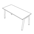 Desk  A LEG W1600 D700 CS5040