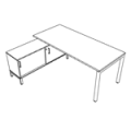 Desk  I LEG SBD LWM W1800 D800 CS5040