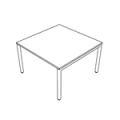 Conference table  CONF I LEG W1200 D1200 CS5040