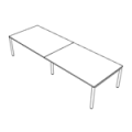 Conference table  CONF I LEG LWM W3600 D1200 CS5040